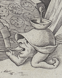 KBR - Gluttony (Gula) [Graphic] = De Gierigheid (Avaritia). = La Gourmandise (Gula) - Collection ‘Prints and drawings’ -  S.I 7607