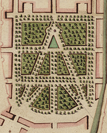 KBR – [Le parc de Bruxelles] - Collection ‘Cartes et plans’ - XXXI Bruxelles (Parc) - (ca 1750) - Manuscrits - IV 10.091