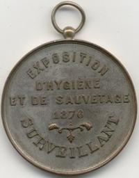 Médaille, Bruxelles, 1876 | Leopold II (1835-1909) - roi de Belgique. Souverain