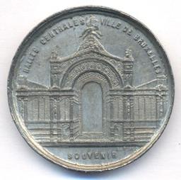 Médaille, Belgique, 1874 | Leopold II (1835-1909) - roi de Belgique. Souverain