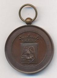 Médaille, Belgique, 1891 | Leopold II (1835-1909) - roi de Belgique. Souverain
