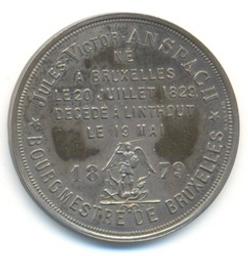Médaille, Belgique | Leopold II (1835-1909) - roi de Belgique. Souverain