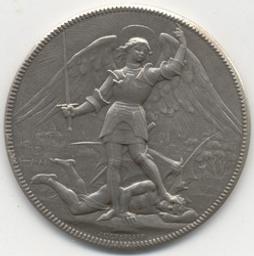 Médaille, Bruxelles, 1877 | Leopold II (1835-1909) - roi de Belgique. Souverain