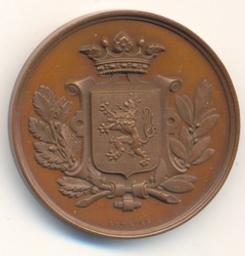 Médaille, Belgique, 1879 | Leopold II (1835-1909) - roi de Belgique. Ruler
