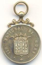 Médaille, Belgique, 1884 | Leopold II (1835-1909) - roi de Belgique. Souverain