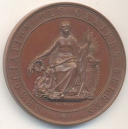 Médaille, Belgique, 1882 | Leopold II (1835-1909) - roi de Belgique. Ruler