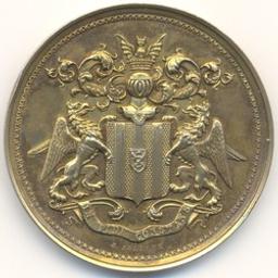 Médaille, Belgique, 1885 | Leopold II (1835-1909) - roi de Belgique. Souverain