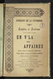 Couplets et rondeaux chantés dans "En v'la des affaires" | Pajol, Albert. Author