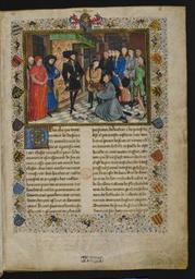 [Chroniques de Hainaut, vol. 1] | Wauquelin, Jean (14..?-1452). Translator. Scribe