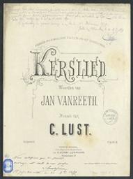 Kerslied | Lust, César. Composer
