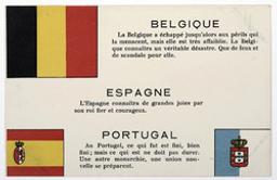 Belgique. Espagne. Portugal | 