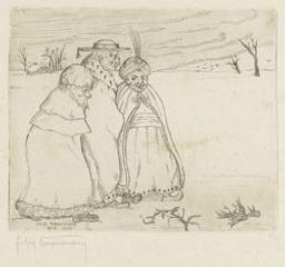 Drie wijzen (Rois mages) | Timmermans, Felix (1886-1947). Engraver