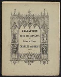 Deux duettini pour piano et violon sur le Stabat Mater de G[ioacchino] Rossini | Bériot, Charles-Auguste de (1802-1870). Componist