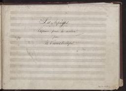Les Arpèges Caprice pour le violon par H. Vieuxtemps | Vieuxtemps, Henry (1820-1881). Componist