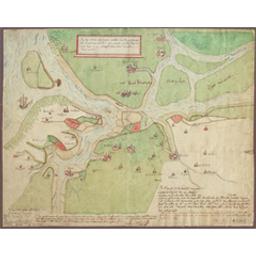 Bij dese charte ende figure mach men zien die gheleghentheid van t'landt van Vlaendren ende Zeelandt zoo dat lach ten tijde van grave Ghuwijt grave van Vlaendren - anno 1288 | Benthuys (flor. ca 1781)