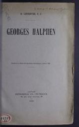 Georges Halphen | Lefebvre, B. Author