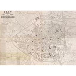 Plan géométrique de la ville de Bruxelles | Craan, Guillaume-Benjamin (1776-1848)