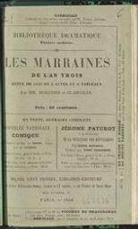 Les marraines de l'an trois | Dumanoir, Philippe ((1806-1865)). Auteur