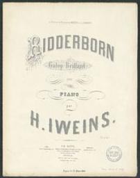 Ridderborn | Iweins, Henri. Compositeur