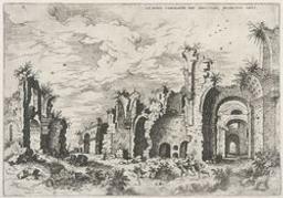 The Baths of Diocletian | Cock, Hieronymus (1518-1570). Etser