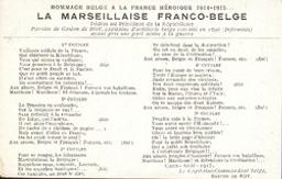 La Marseillaise Franco-belge | Roy, Gaston de