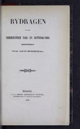 Bydragen van het nederduitsch tael-en letterkunding genootschap te Brussel | Greuse, CH.-J.-A (c. 1849-1861). Publisher