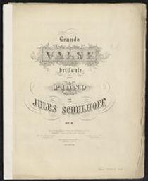 Valse brillante | Schulhoff, Julius (1825-1898). Componist