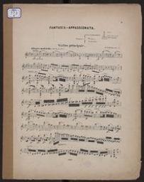 Fantasia appassionata | Vieuxtemps, Henry (1820-1881). Compositeur