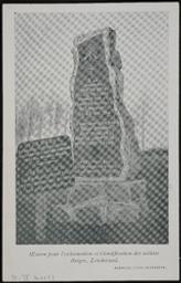 Monument élévé à Londerzeel à la mémoire des soldats du 12e de Ligne tombés sur le champ de bataille de Londerzeel le 29-IX-1914 | 
