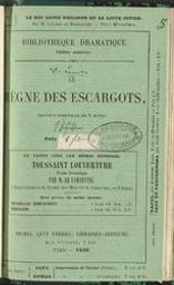 Le règne des escargots | De Leuven. Author
