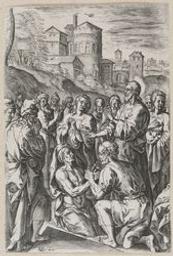 The Raising of Lazarus | van den Broeck, Crispijn (1523-1591) - Flemish painter and draughtsman. Artiest