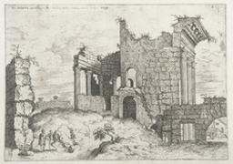 Second View of the Forum of Nerva | Cock, Hieronymus (1518-1570). Graphiste