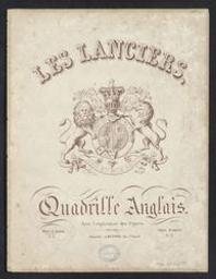 Les Lanciers | Joseph Meynne (Bruxelles). Publisher