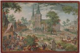 Village feast | Bol, Hans (1534-1593). Illustrator