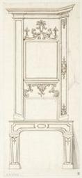 Design for a chimney breast | Unknown French. Illustrator