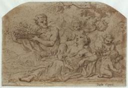 Allegorical scene | Cignani, Carlo (1628-1719). Artist