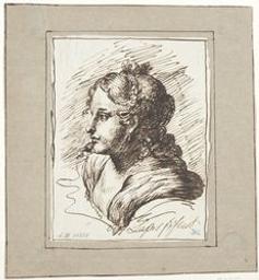 Head of a woman | Lapis, Hieronymus (ca. 1723-1798). Illustrator