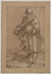 Saint Andrew (?) | Cambiaso, Luca (1527-1585). Artiste