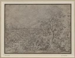Landscape with Cephalus and Procris | Bol, Hans (1534-1593). Artist