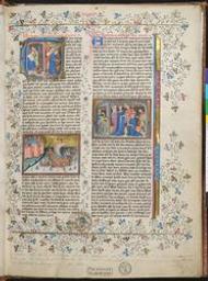 [Historiebijbel] | Claes Brouwer (flor. ca. 1430) - boekverluchter, Noord-Nederland. Enlumineur