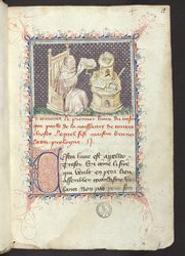 Cy commencent les Rebriches du premier liure du tresor de sapience | Latini, Brunetto (1290-1295). Auteur