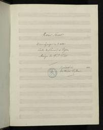 Marie Stuart Drame Lyrique en 3 actes Paroles de Planard et Roger, Musique de F J Fétis | Fétis, François-Joseph (1784-1871)