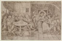 Combat between meagre and fat | Valckenborg, Lucas van (1535-1597, Flemish painter and draughtsman). Toegeschreven aan