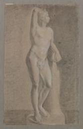 Study of a sculpture of a nude male | Canova, Antonio (1757-1822) - marquis d'Ischia. Toegeschreven aan