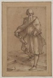 Saint Andrew (?) | Cambiaso, Luca (1527-1585). Artiste