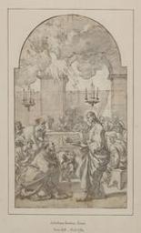 Apostle receiving the communion during the Last Supper | Conca, Sebastiano (1676/1680-1764). Artist