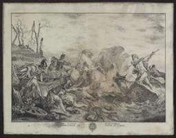 The death of Hippolyte | De la Croix (active ca. 1778). Illustrator