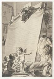 Allegory related to the Academy of Saint-Luc | Devosge, François (1732-1811). Illustrator